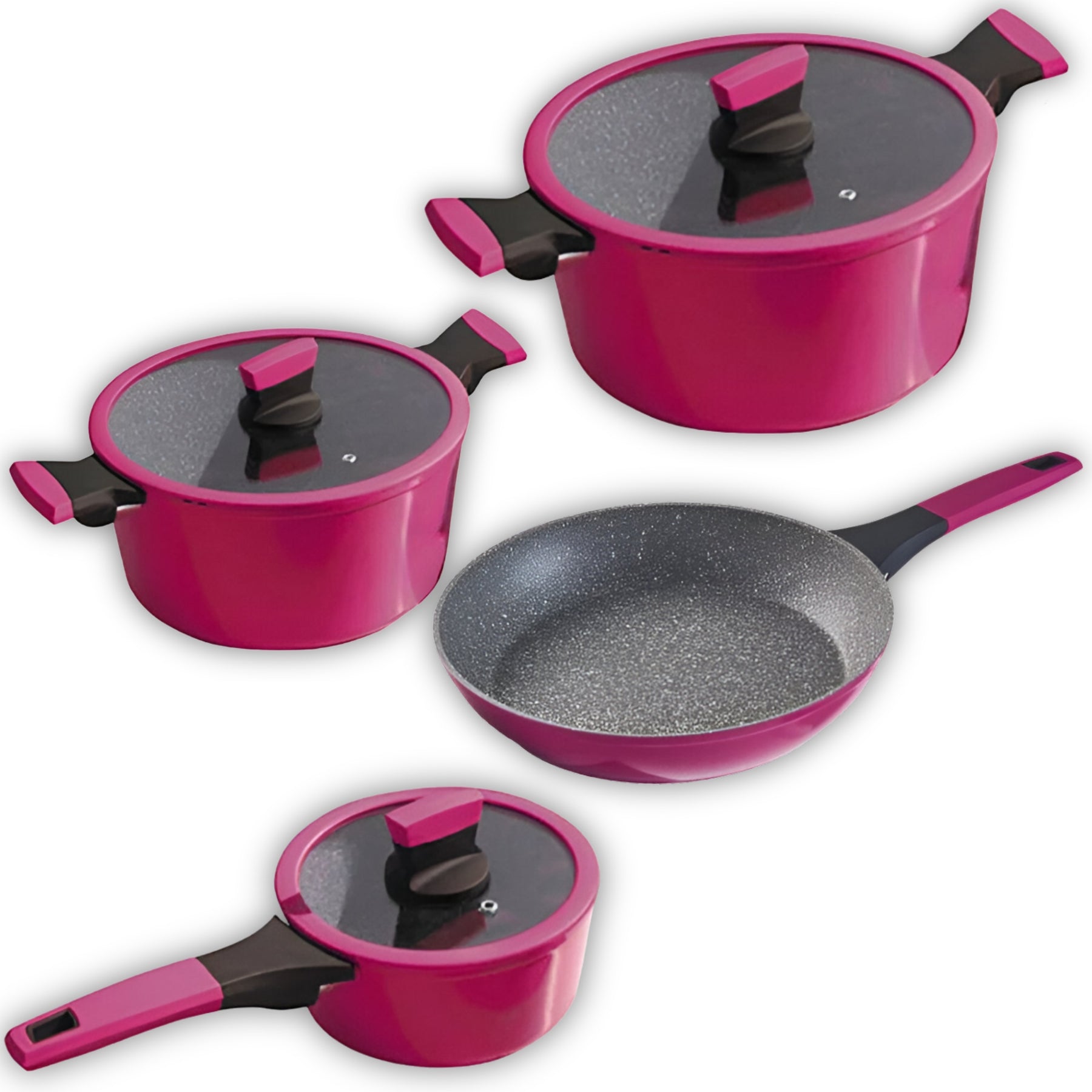 Pack Batería de Cocina Profesional Marble Aluminium Cherry