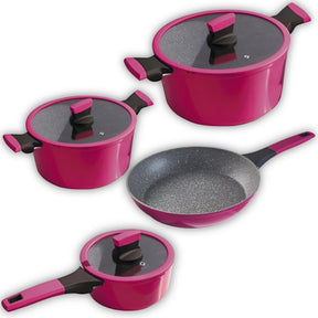 Pack Batería de Cocina Profesional Marble Aluminium Cherry