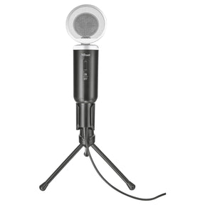 Microfono de Escritorio Trust Madell Jack 3.5mm con Filtro POP