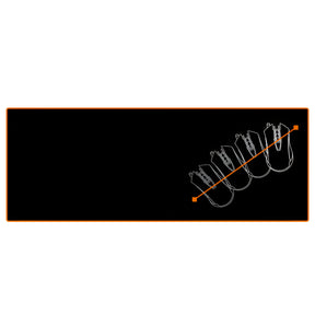 Mouse Pad Cougar Arena X Orange Gaming Extended Edition