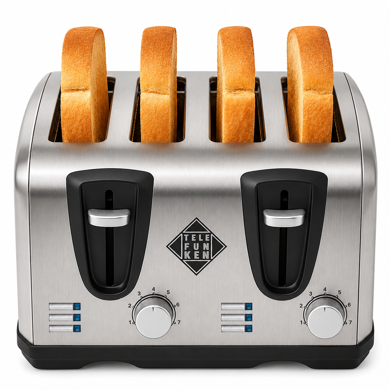 Tostador Eléctrico Doble  (4en1) Easy Toast Pro Inox 1450W