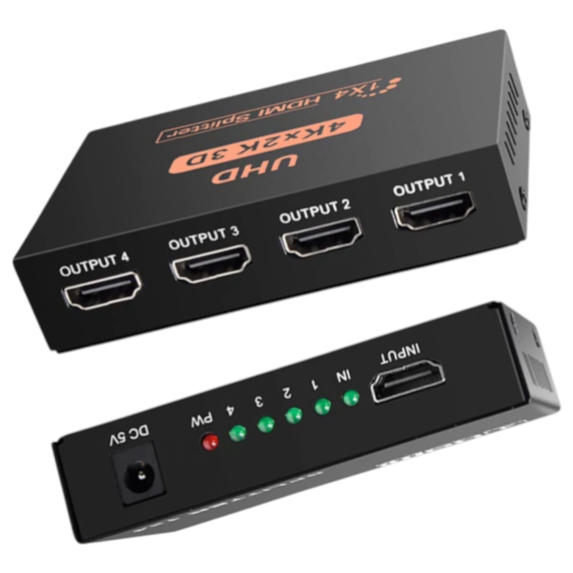 Spliter HDMI 4K 3D High Speed Pro de 4 Salidas Sin LAG HD04