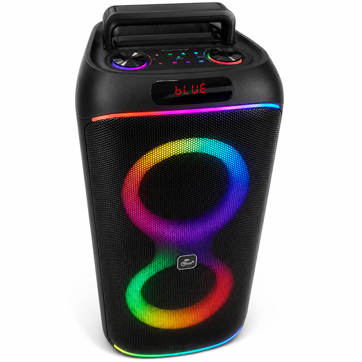 Parlante Karaoke 6" Flaming Party Bass Black MicWireless 45W