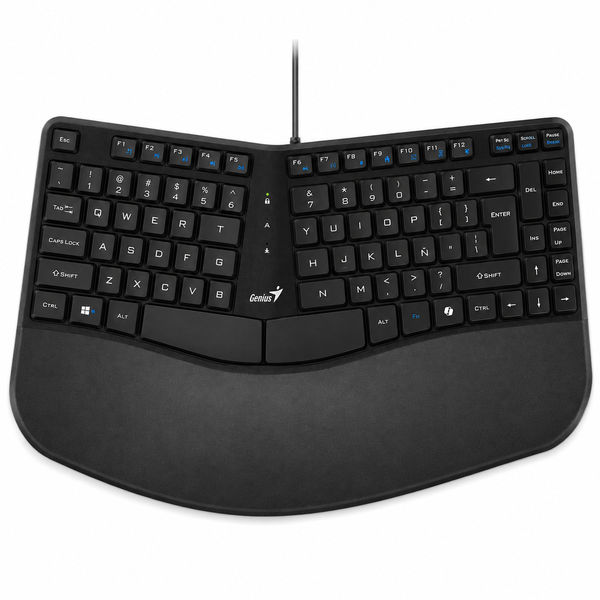 Teclado Ergonómico con apoya Muñecas Enterprise Copilot AI