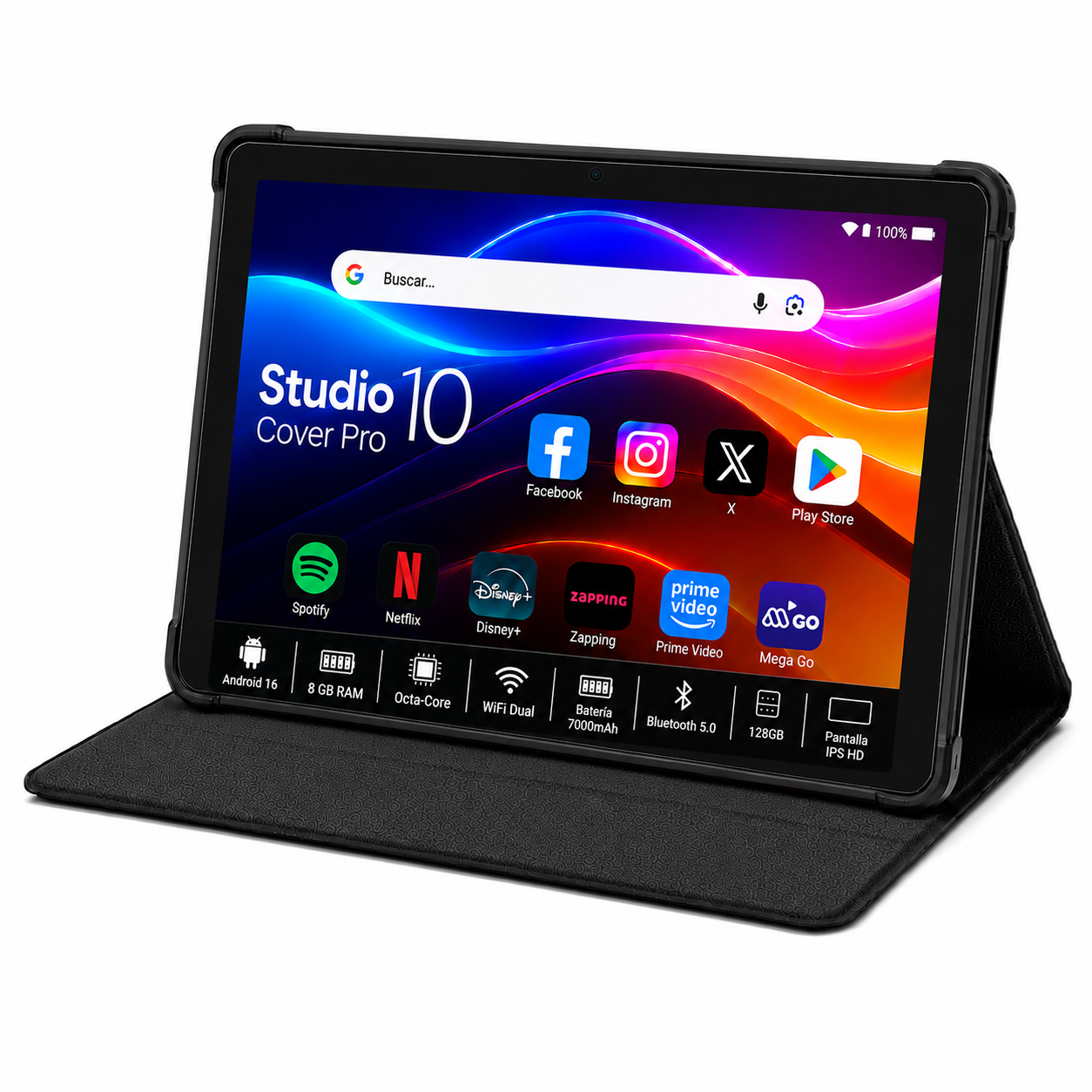 Tablet 10" Android 16 Octa-Core / 8GB RAM/  128GB