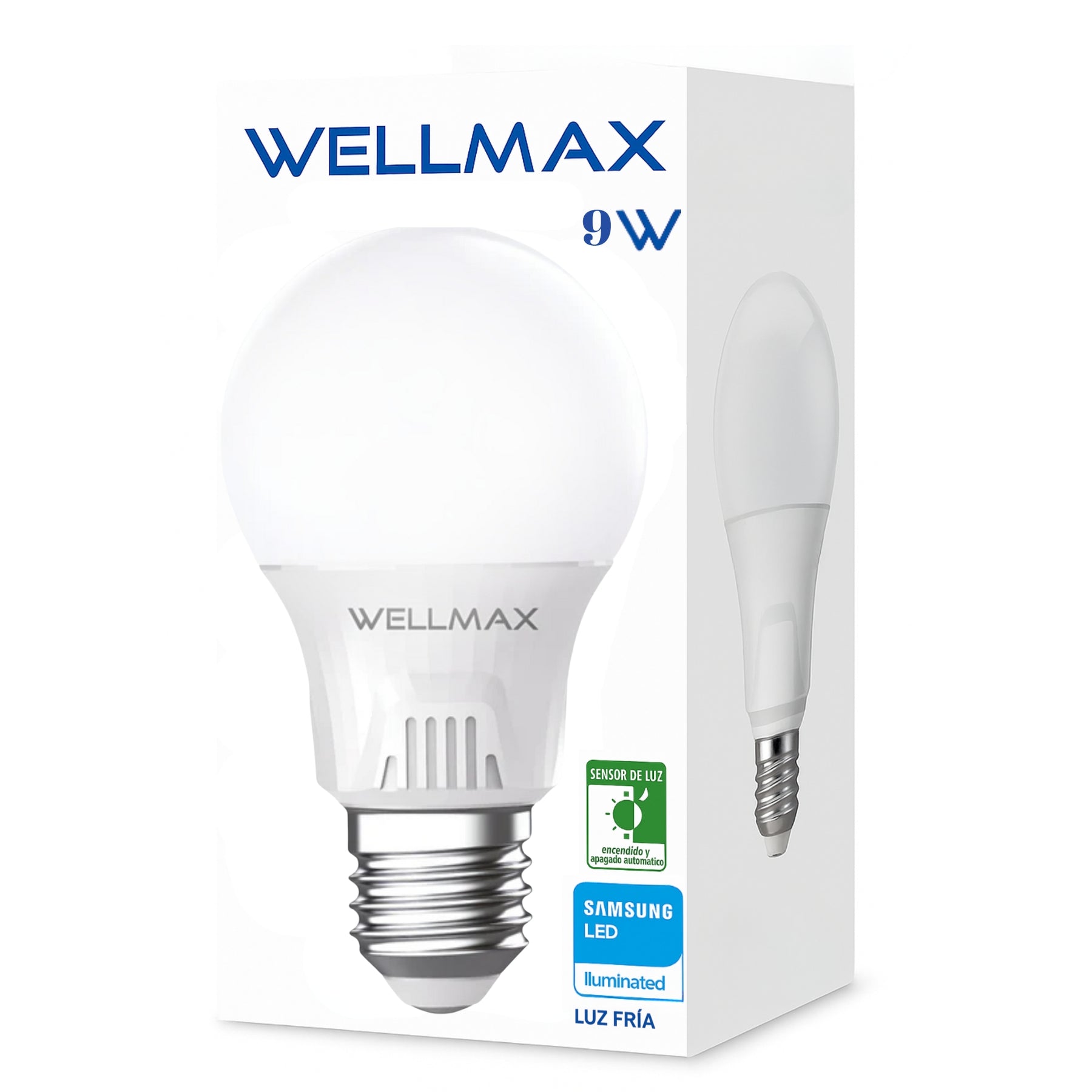 Ampolleta LED Samsung 9W con Sensor de Luz & Encendido Automático