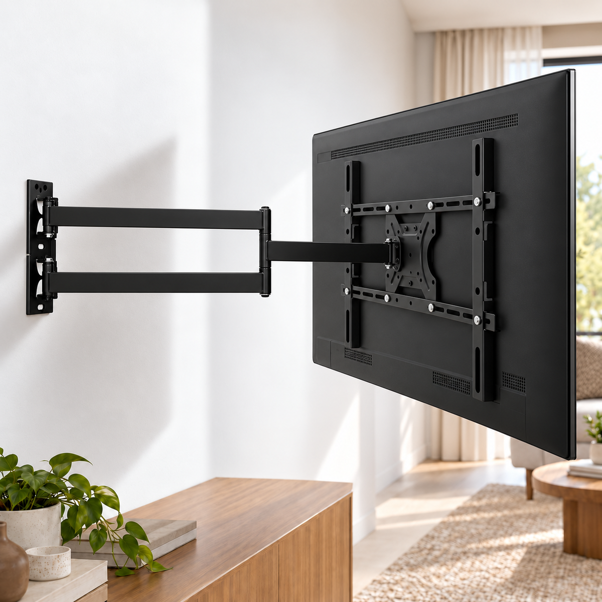 Soporte de TV con Brazo de 65CM para 70" Max Acero Reforzado