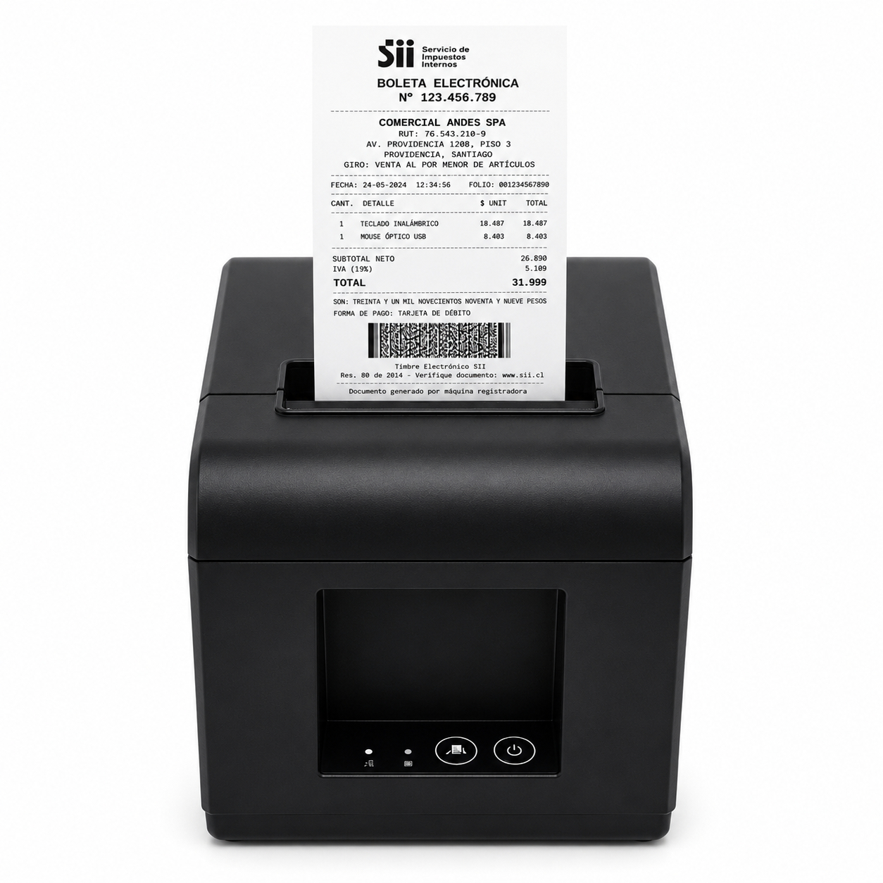 IMPRESORA TERMICA USB UTEK 80MM BLUETOOTH UT-PRT810UBT