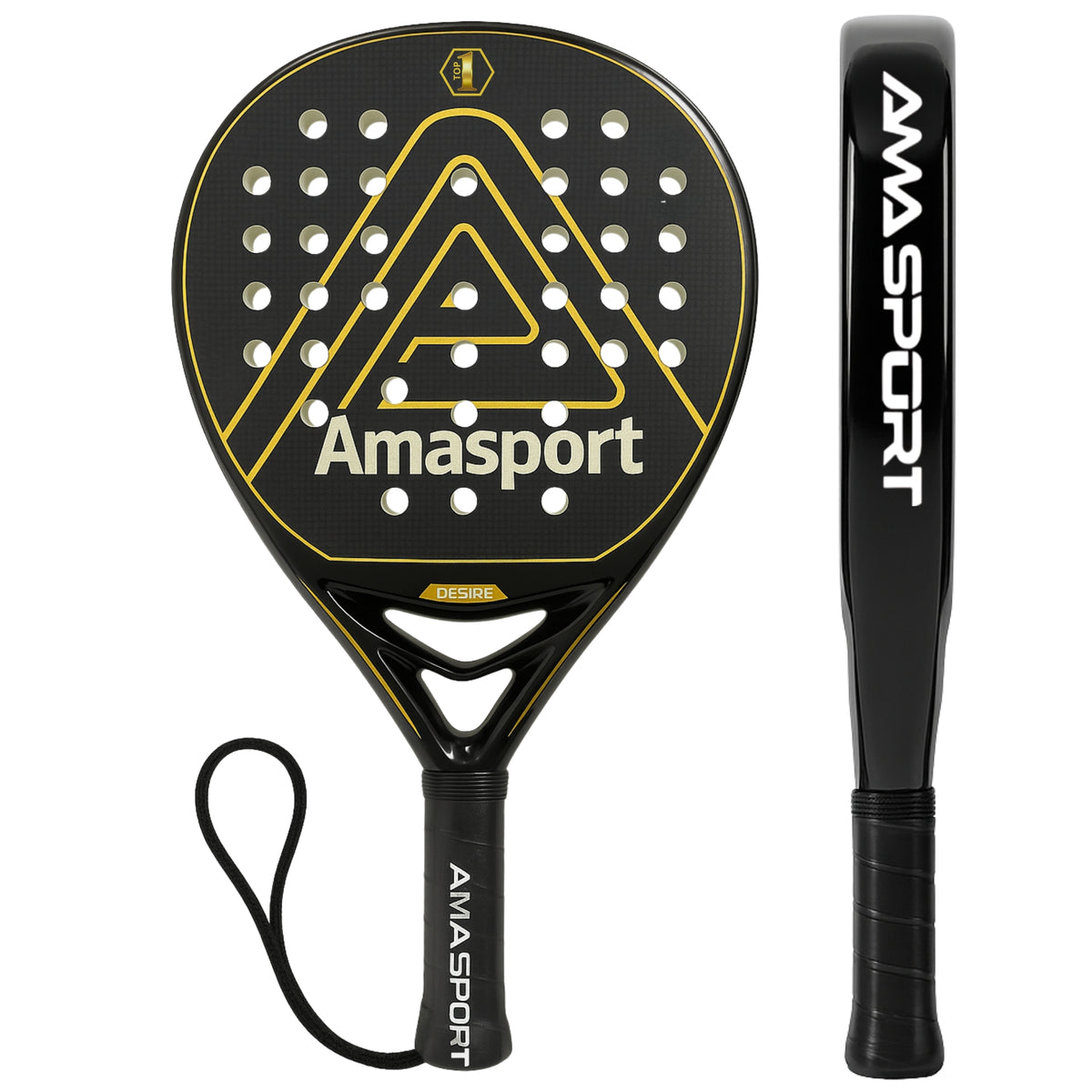 Pala de Padel de Fibra de Carbono 18K TOP 1 SP Power Atack