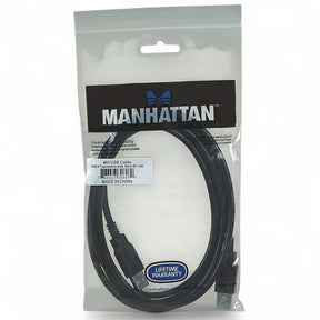 Cable De Datos USB A USB Macho - Macho 1.8M Manhattan 306089