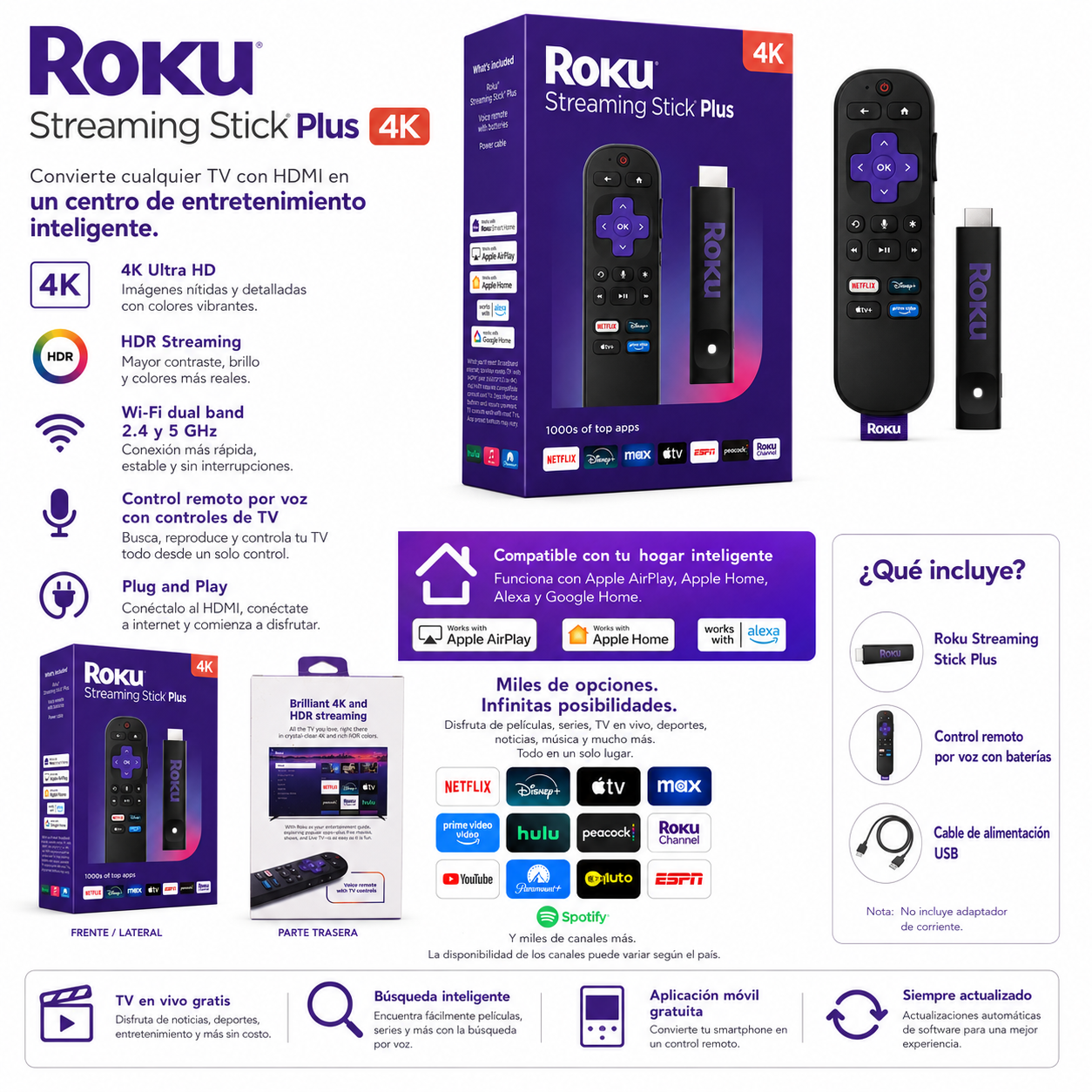 Roku TV Premiere Edition UHD 4K + HDR Streaming TV Quad-Core