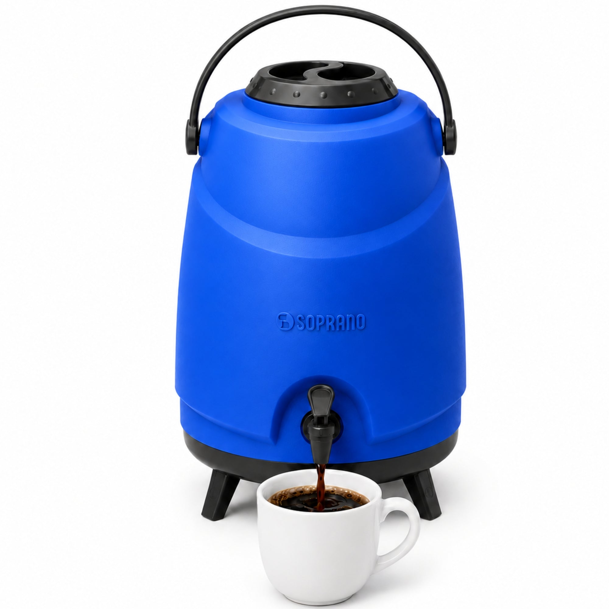Maxi Termo 12 Litros Soprano Azul para Agua Fria y Caliente