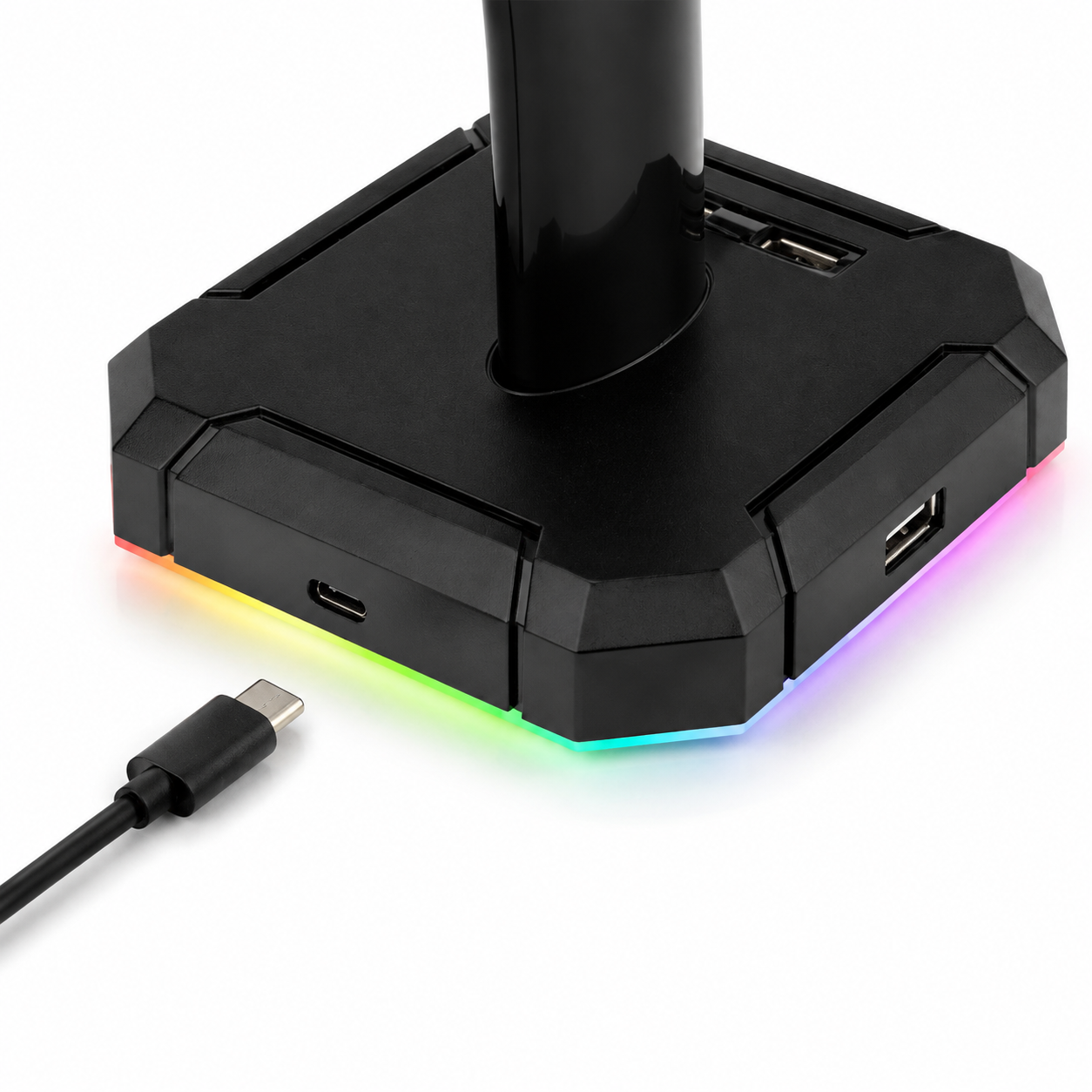 Soporte para Audífonos Redragon Scepter con Hub Usb FULL RGB