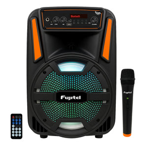 Parlante Karaoke con Micrófono inalámbrico Fujitel BT8L1NEW