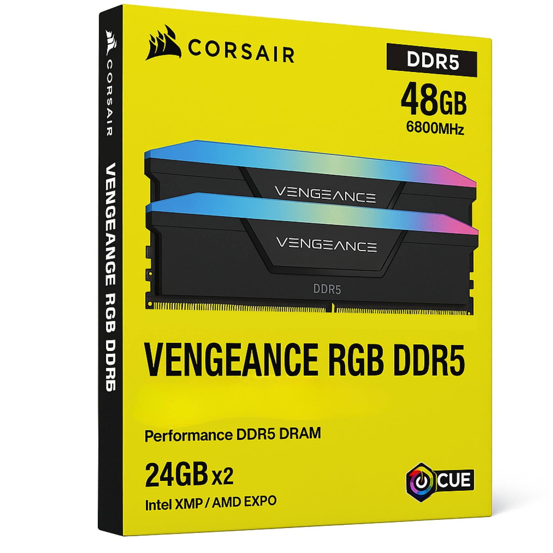 Memoria Ram Corsair Vengeance 48GB (2x24gb) DDR5 RGB 6800Mhz