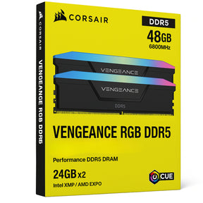 Memoria Ram Corsair Vengeance 48GB (2x24gb) DDR5 RGB 6800Mhz