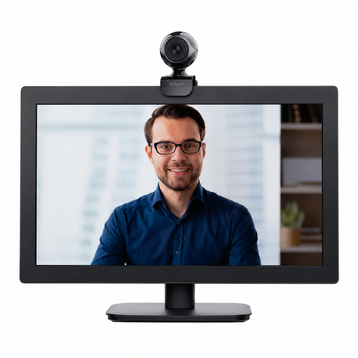 Webcam Trust Exis con Microfono Incorporado Plug & Play