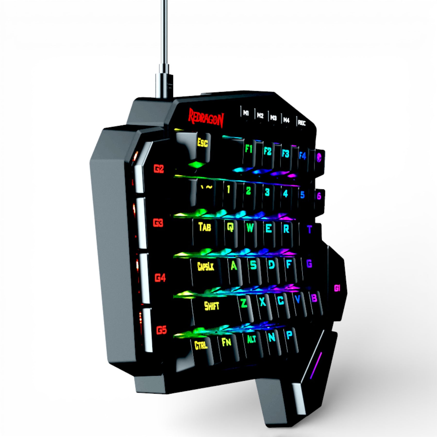 Teclado Redragon Mecánico Para Una Mano RGB Diti K585