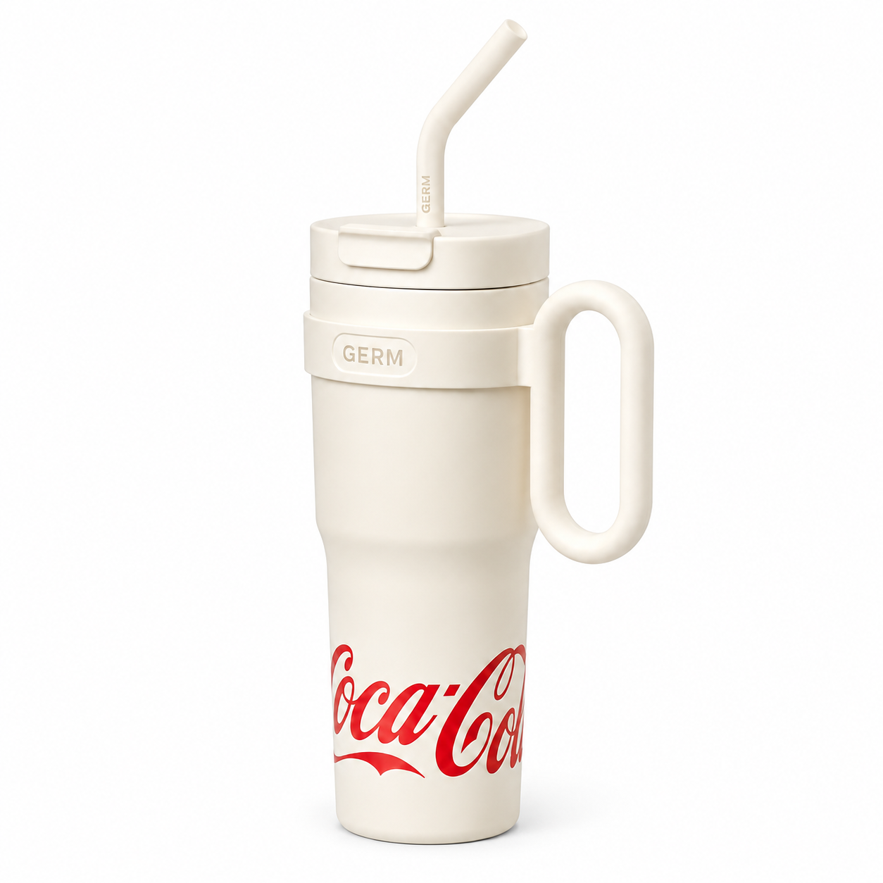 Vaso Térmico GERM Coca-Cola 1100ML White Acero Inoxidable