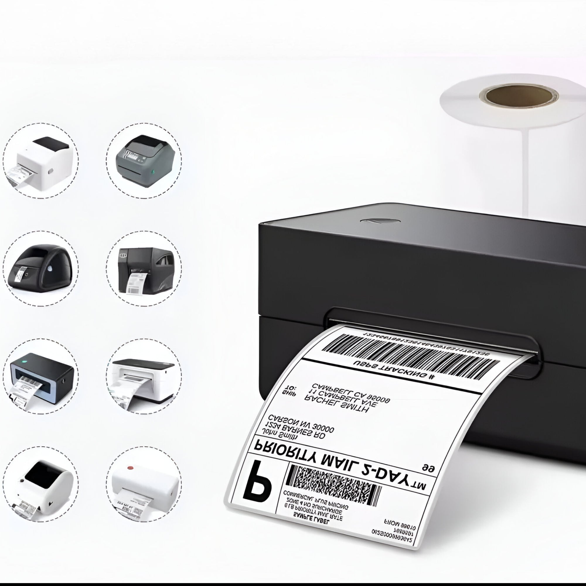 Pack de 5000 Etiquetas Térmicas Autoadhesivas 100x150mm 10UN