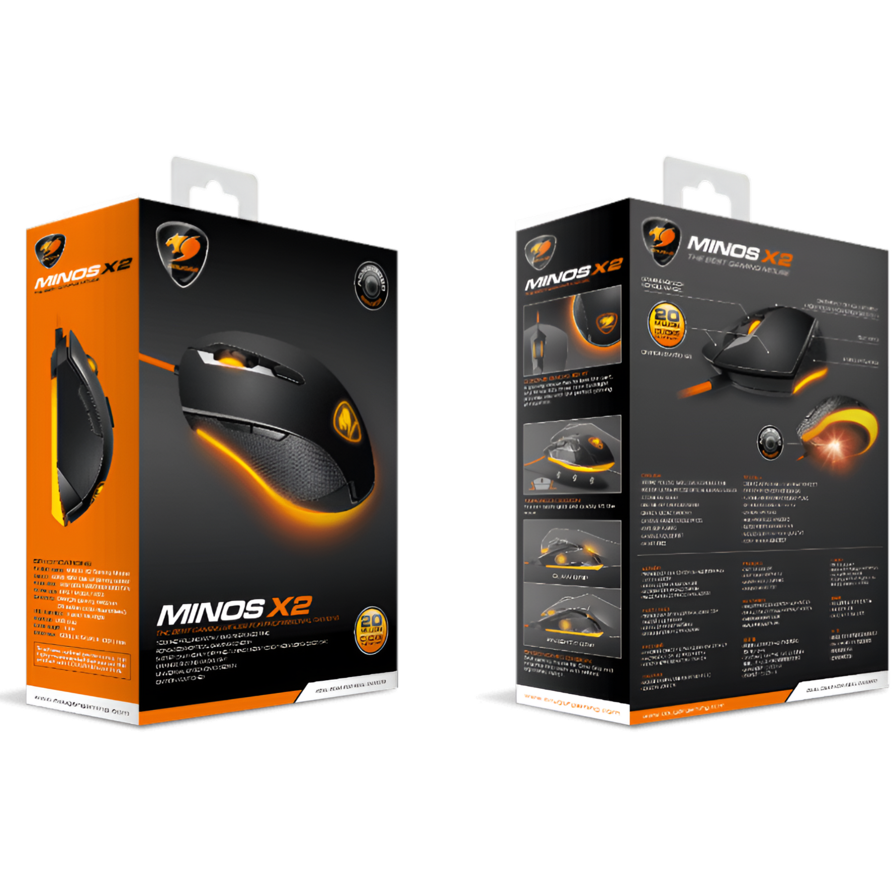 Mouse Gamer Cougar Minos X2 OMRON Retail Box