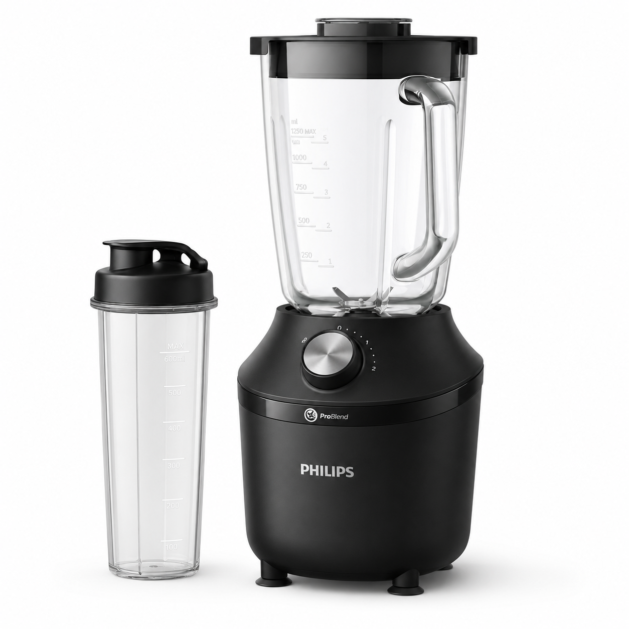 Licuadora Philips 600W con Jarra de Vidrio Problend