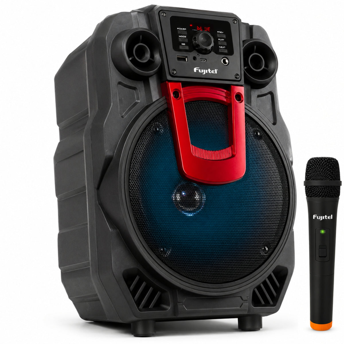 Parlante Karaoke con Micrófono inalámbrico BT8L Recargable