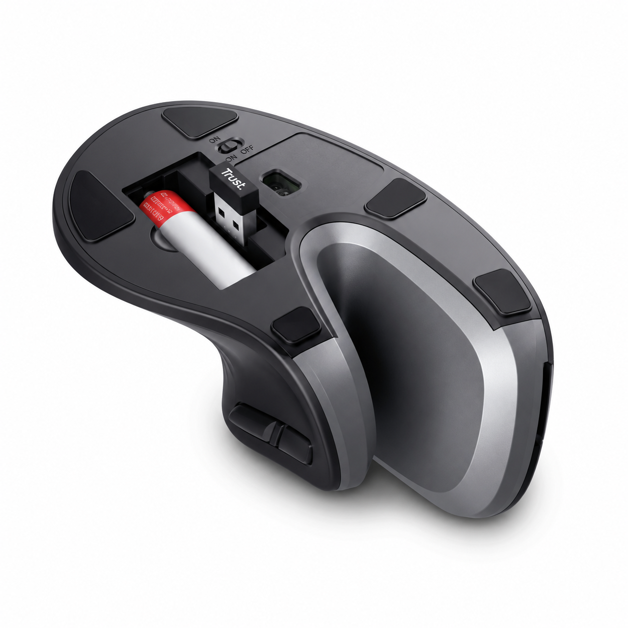 Mouse Vertical Inalámbrico Ergonómico Trust Verro Pro 2.4Ghz