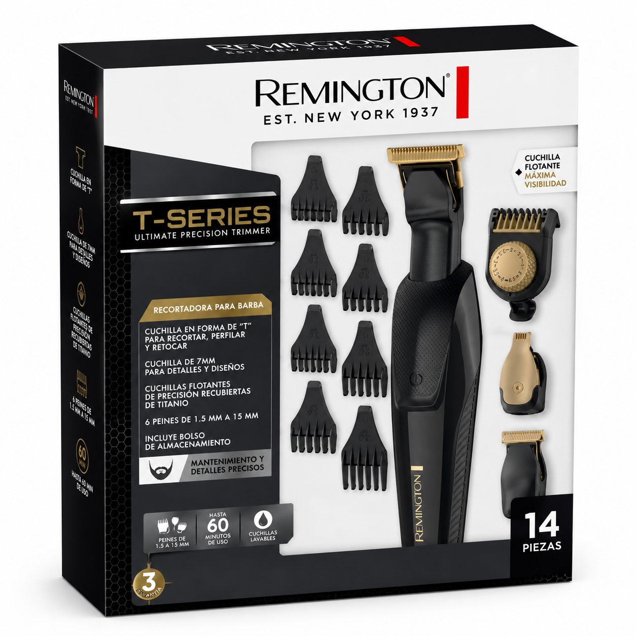 Recortadora de Barba de Alta Precisión Remington MB20A