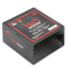 Fuente De Poder Gamer Redragon 600W 80 Plus Ultra Estable