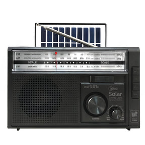 Radio AM/ FM/ SW/ BT Recargable USB-C + Carga Solar & Pilas