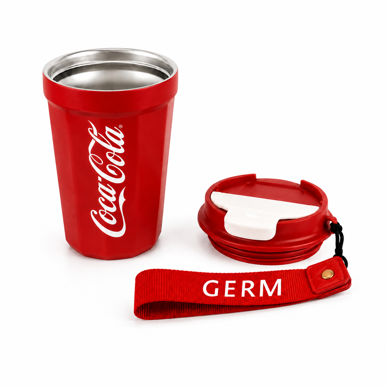 Vaso Termico MUG Germ Coca-Cola Acero Inoxidable 390ML Red