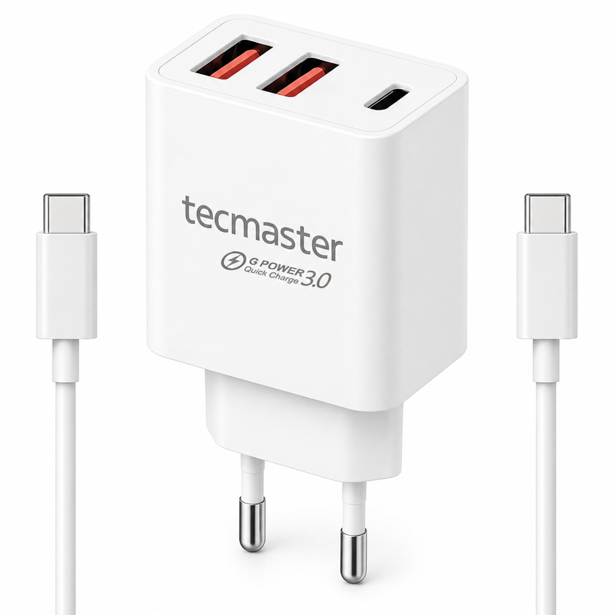 Cargador USB-C de Carga Rapida 30W con GAN + Power Delivery