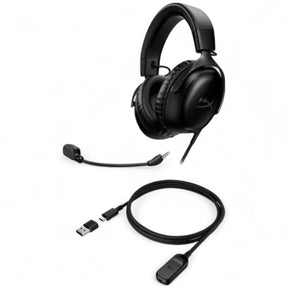 Audífonos HyperX Cloud III USB Comfort Multiplataforma Black