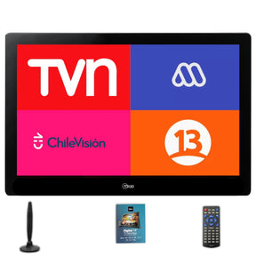 TV Portátil FHD Recargable Señal Digital ISDB-T 14" SLIM BK