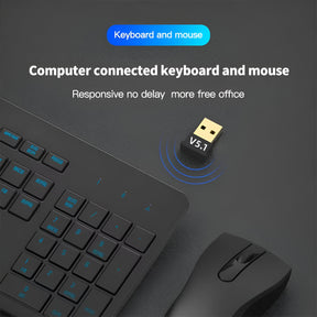 Receptor Bluetooth 5.1 USB 2.0 High Speed 24 Mbps