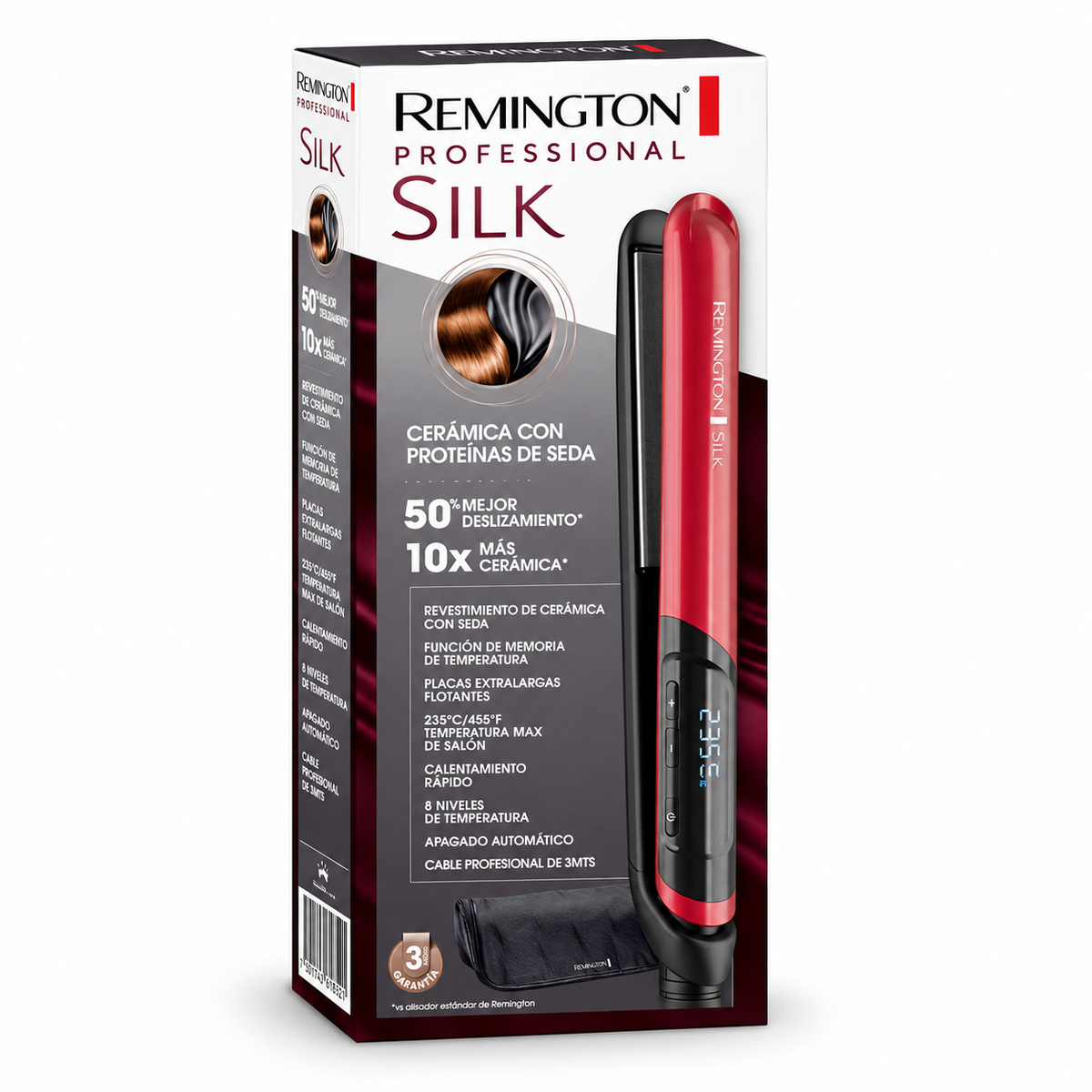 Alisador De Cabello Remington SILK S9600 Premium Ceramic
