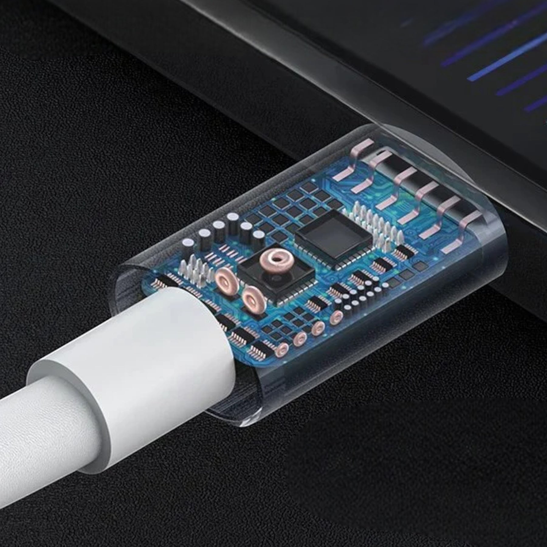 Cable de Datos USB a USB-C 1MT para Android Auto y  CarPlay