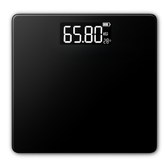 Bascula Digital de Vidrio Templado 180KG Max Black WS39BK