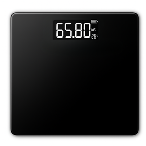 Bascula Digital de Vidrio Templado 180KG Max Black WS39BK