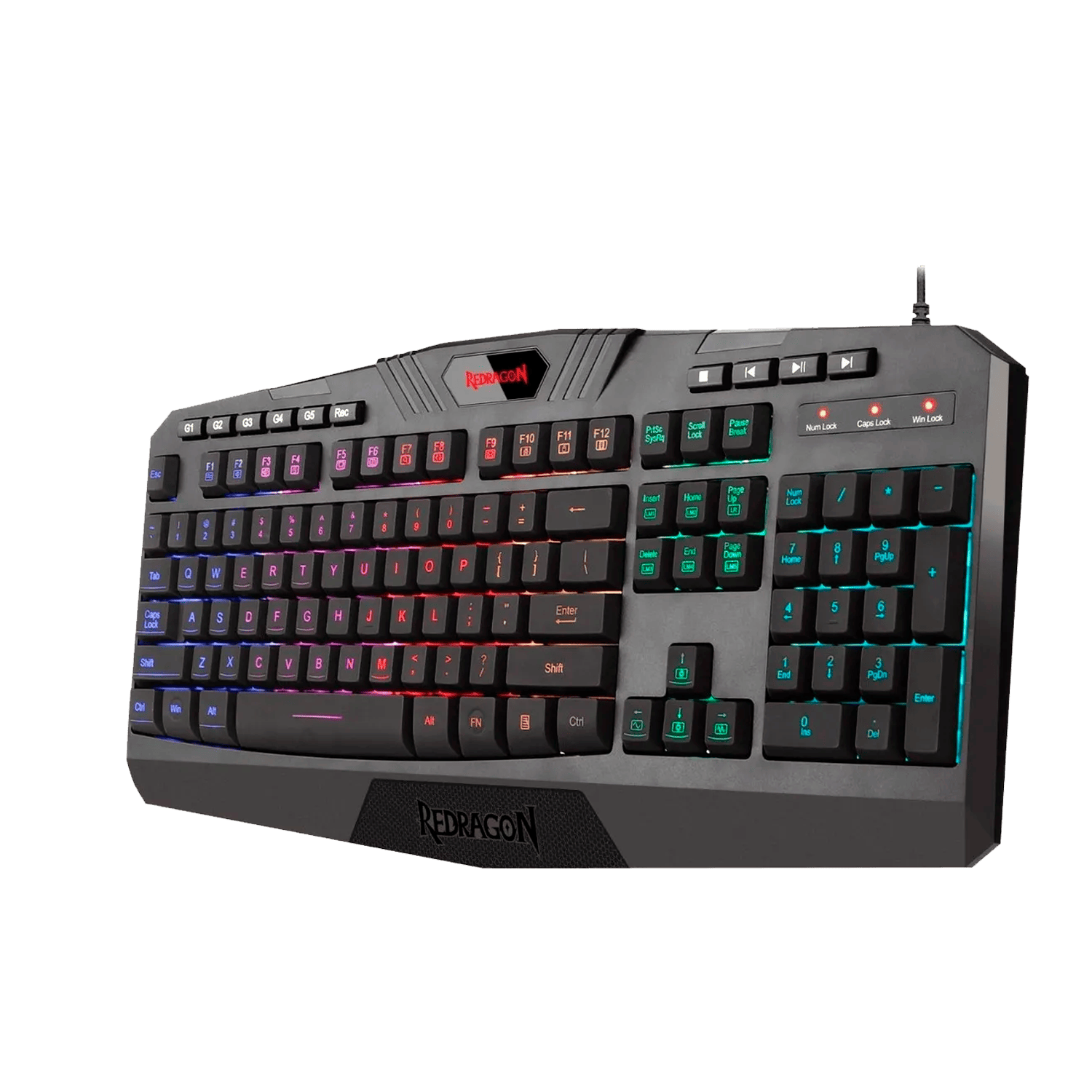 Teclado Gamer Redragon Harpe Pro Anti-Ghosting Full RGB