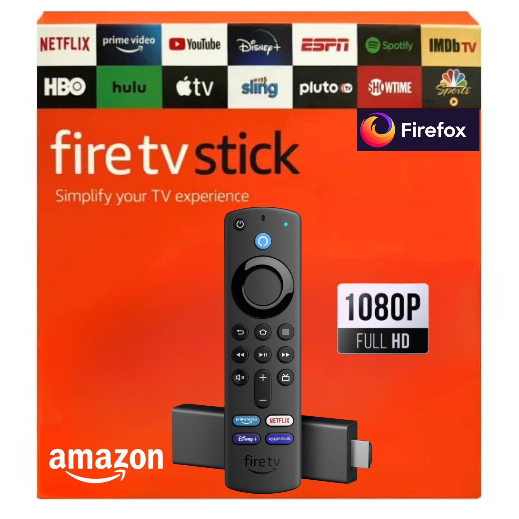 Amazon Fire TV Stick 3ra Generación FHD Premium Streaming