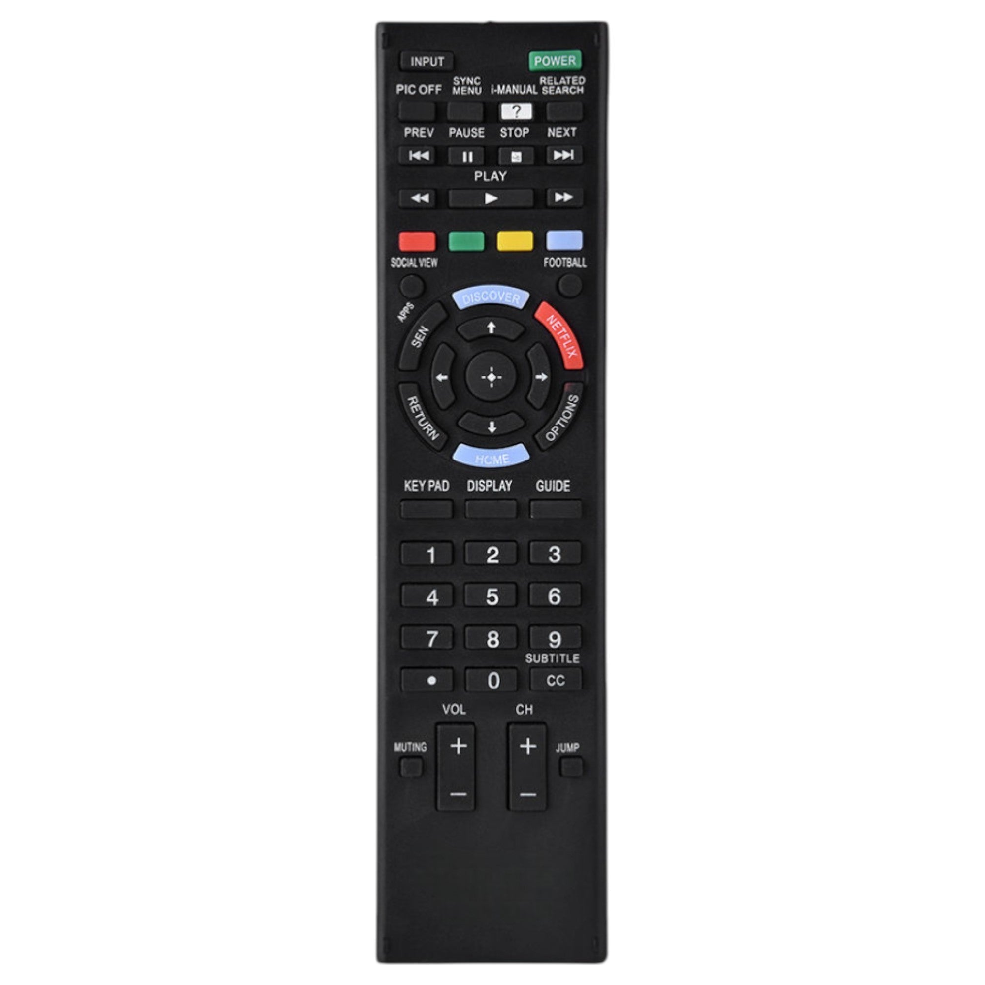Control Remoto para Sony Smart TV LED /  LCD / 3D