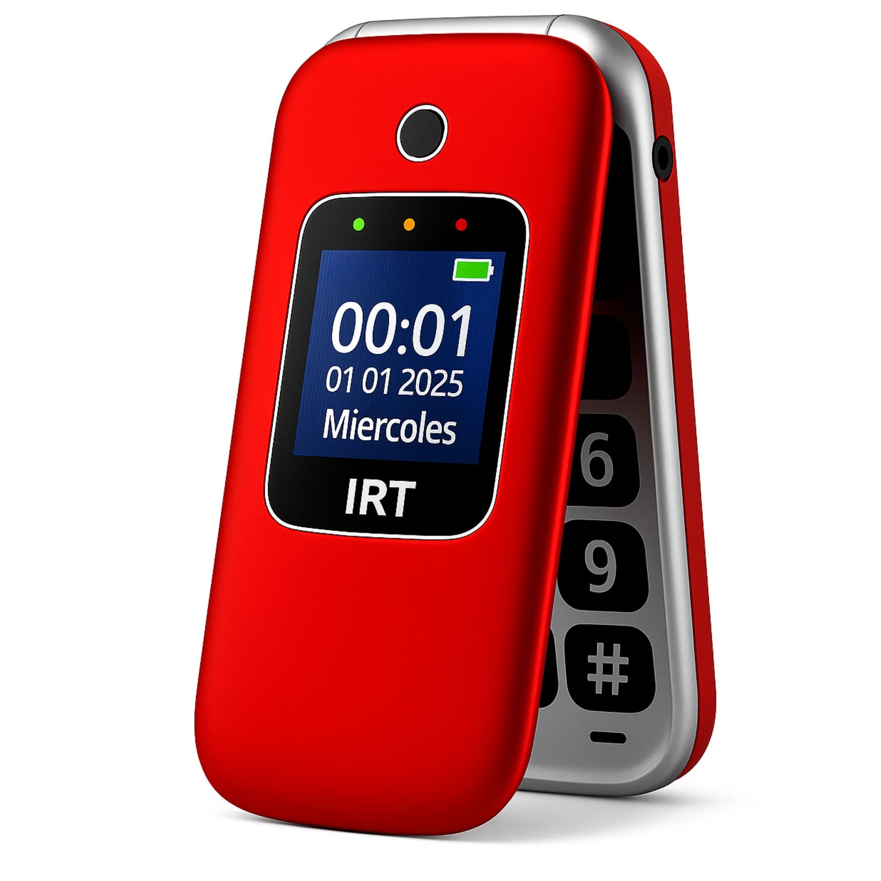 Teléfono IRT Senior 4G S. O. S para Adulto Mayor Almeja 330R