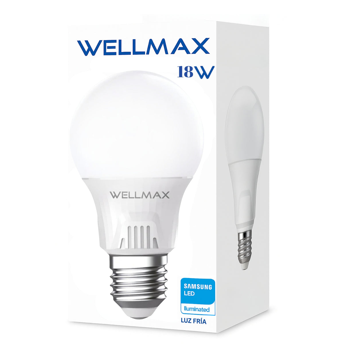 Ampolleta Led Samsung Wellmax 18W HIGH POWER LUMENS LUZ FRIA