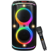 Parlante Karaoke 6" Flaming Party Bass Black MicWireless 45W