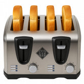 Tostador Eléctrico Doble  (4en1) Easy Toast Pro Inox 1450W