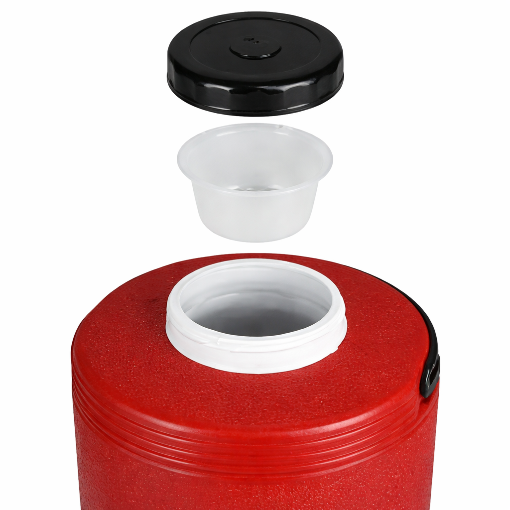 Maxi Termo 6 Litros Termolar Rojo para Agua Caliente y Fria
