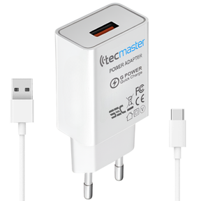 Cargador USB-C Quick Charge Smart Line 3A 18W SEC TM-200516