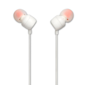 Audífonos JBL T110 Blanco con Manos Libre Tecnología Hi Bass